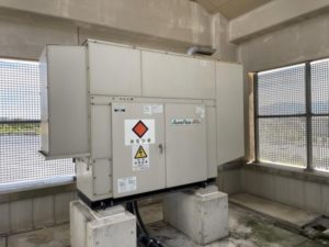 【富山市】発電機負荷試験　(出力:80kVA/64kW　電圧:220V)