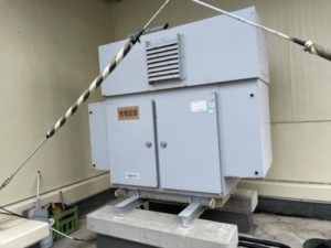 【新潟市】発電機負荷試験　(出力:25kVA/20kW　電圧:200V)