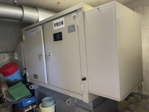 【柏崎市】発電機負荷試験　(出力:40kVA/32kW　電圧:200V)